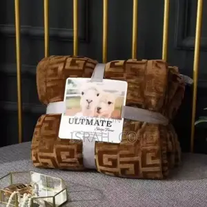 Plush Warm Sherpa Blanket Brown