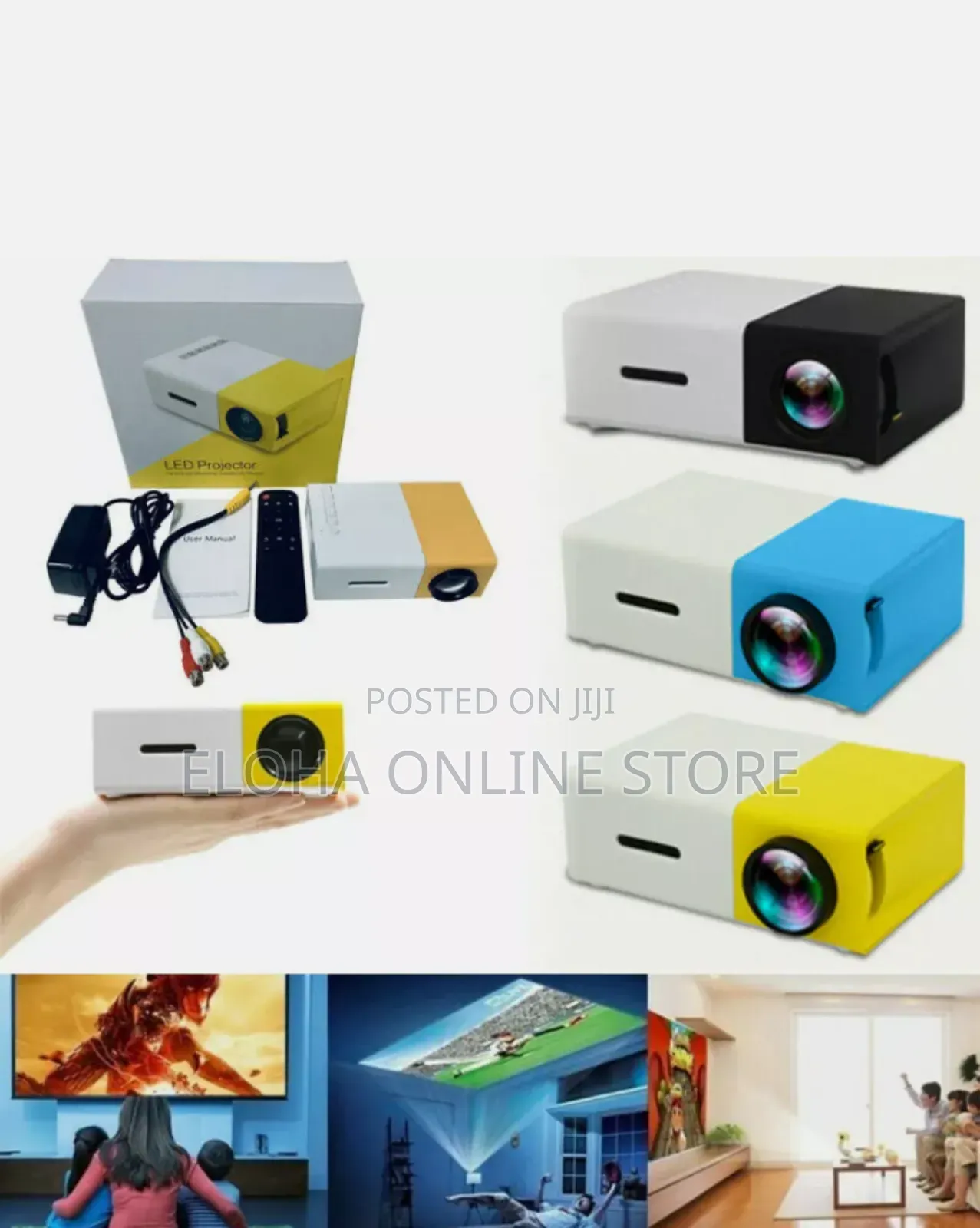 Mini Portable Full Hd Led Projector Yg300