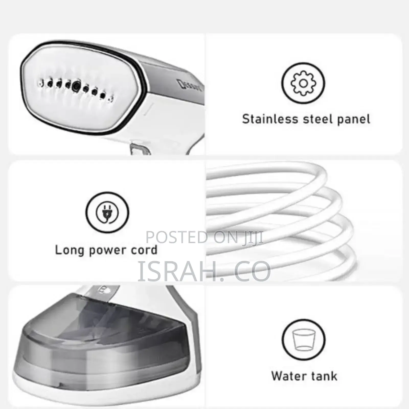 Electric Ceramic Soleplate Portable Sprayer Steam Clothes