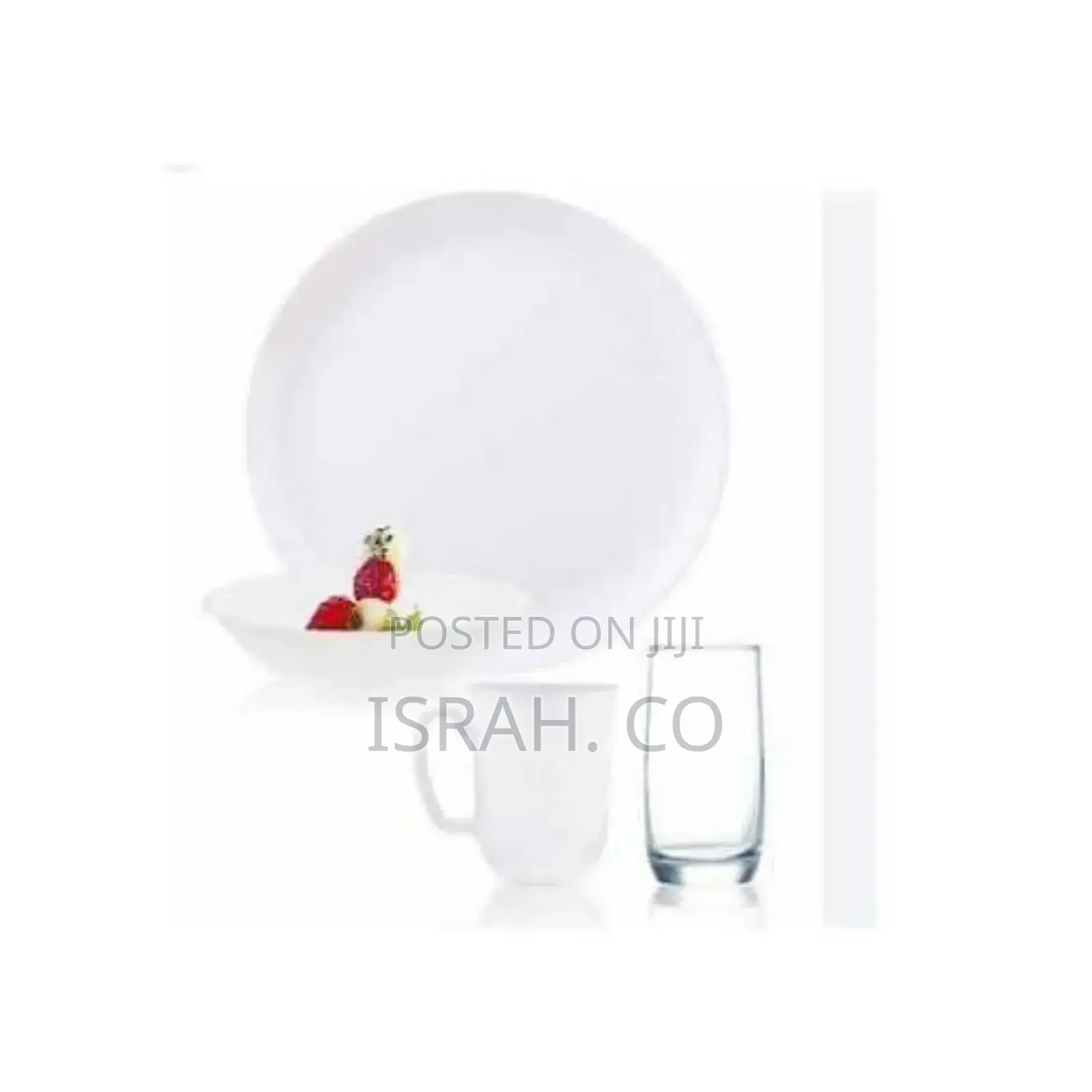 Luminarc Dinner Set 16pc- 4cups,4 Bowls,4 Plates4glasses