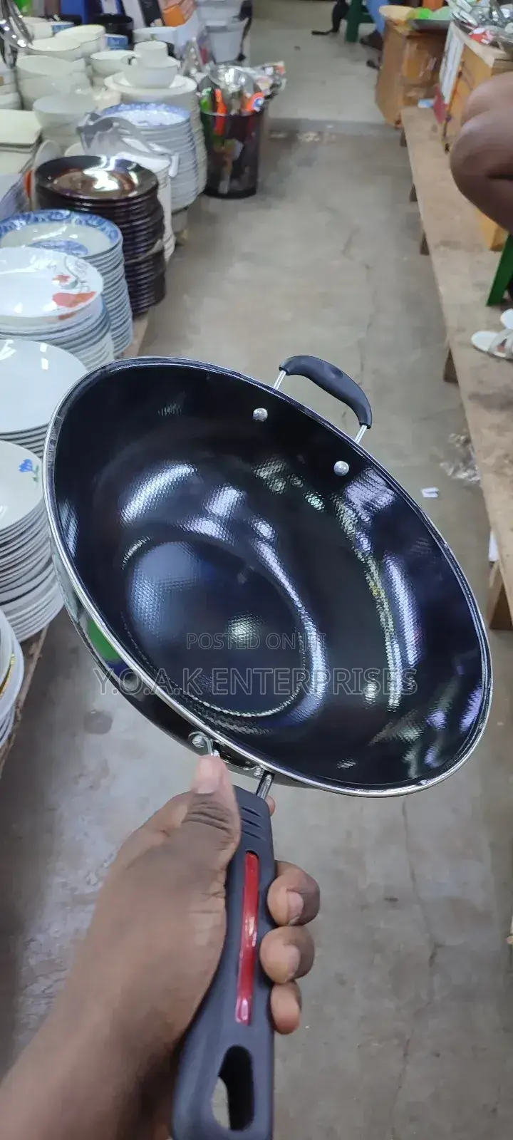 Two Sided Handle Nonstick Frying Pan