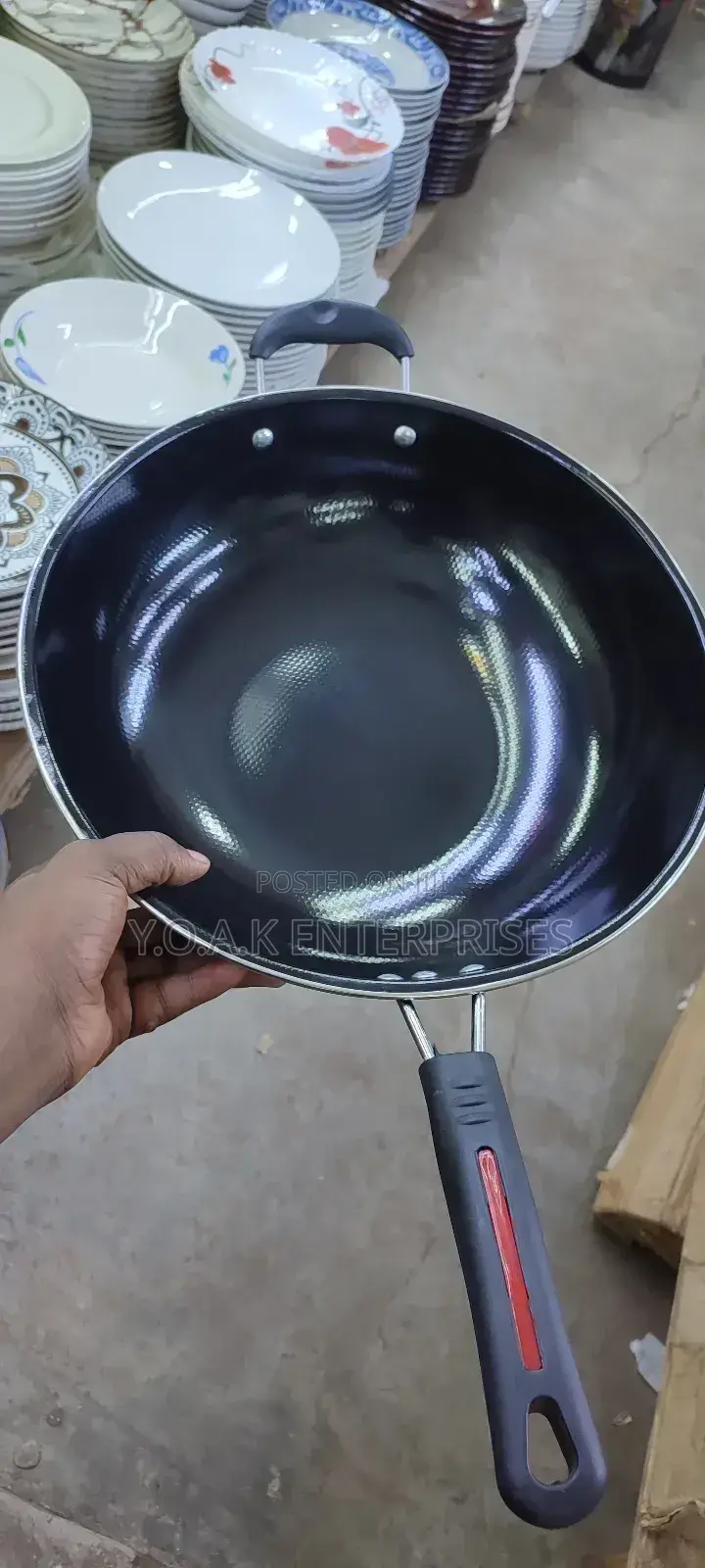 Two Sided Handle Nonstick Frying Pan