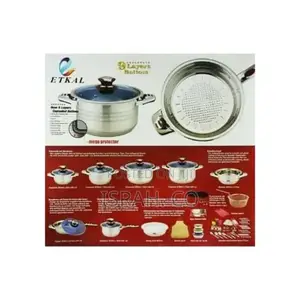105pcs Stainless Steel Cookware Sets Cooking Frying Pans Pot