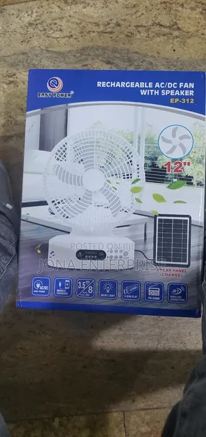 Rechargeable Ac/Dc Fan