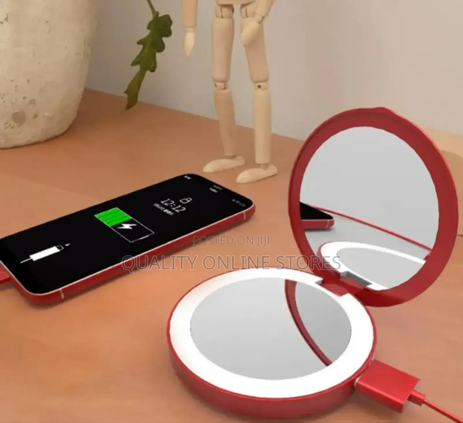 Phone Led Maker Up Mirror
