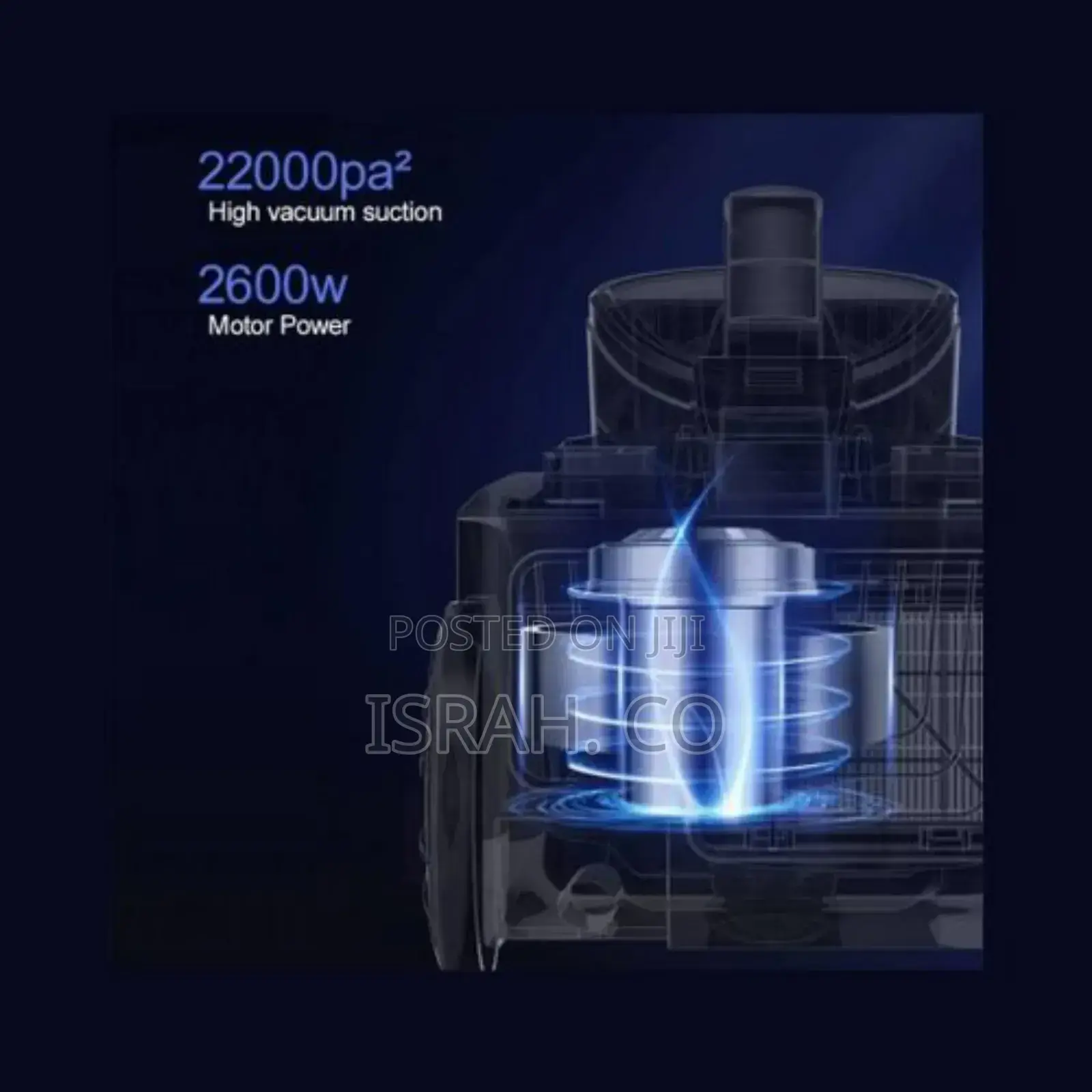 Sonifer 2600w Powerful 3l Capacity Dust Bin Hepa Filter