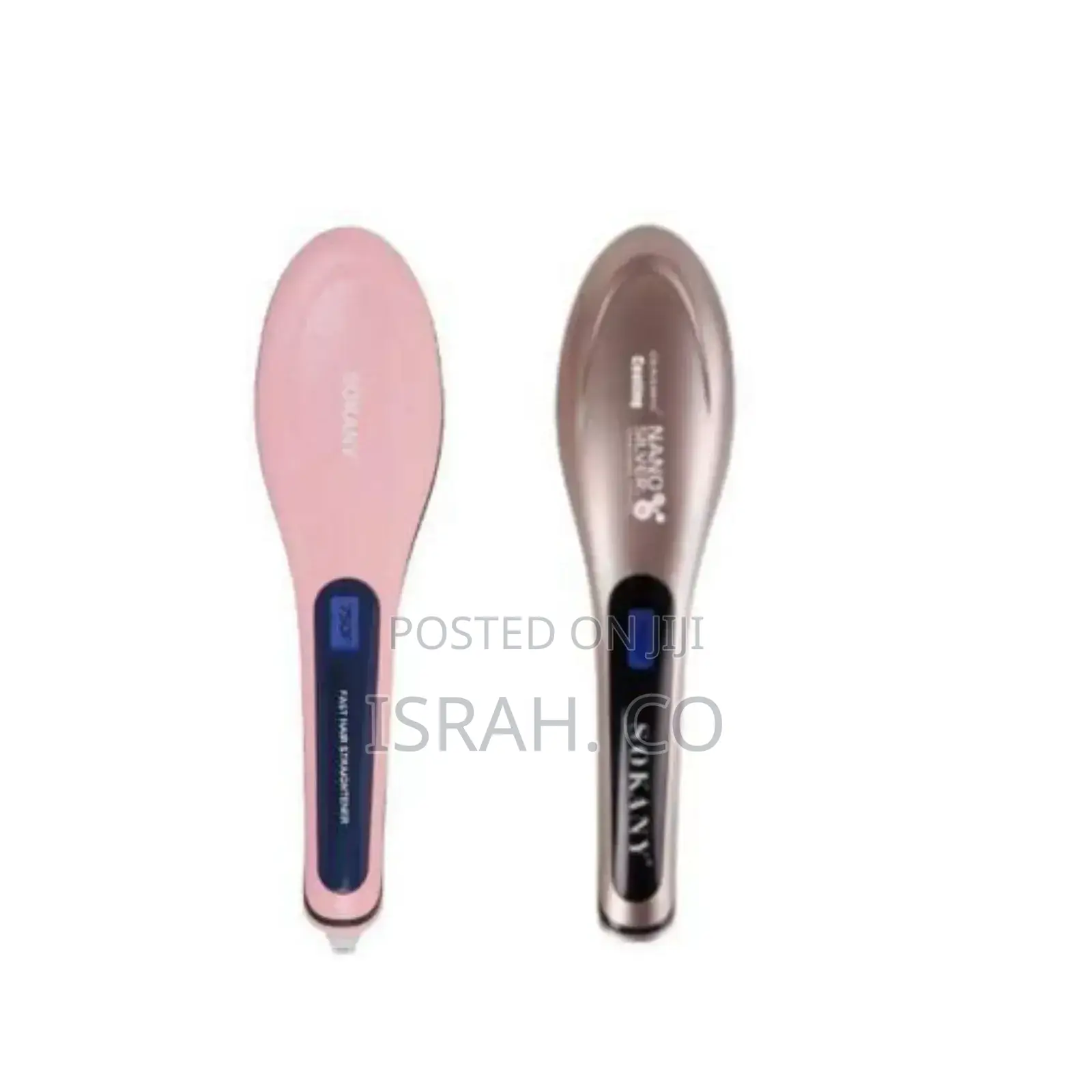 LCD Vibration Hair Straightener Electric Comb Brush