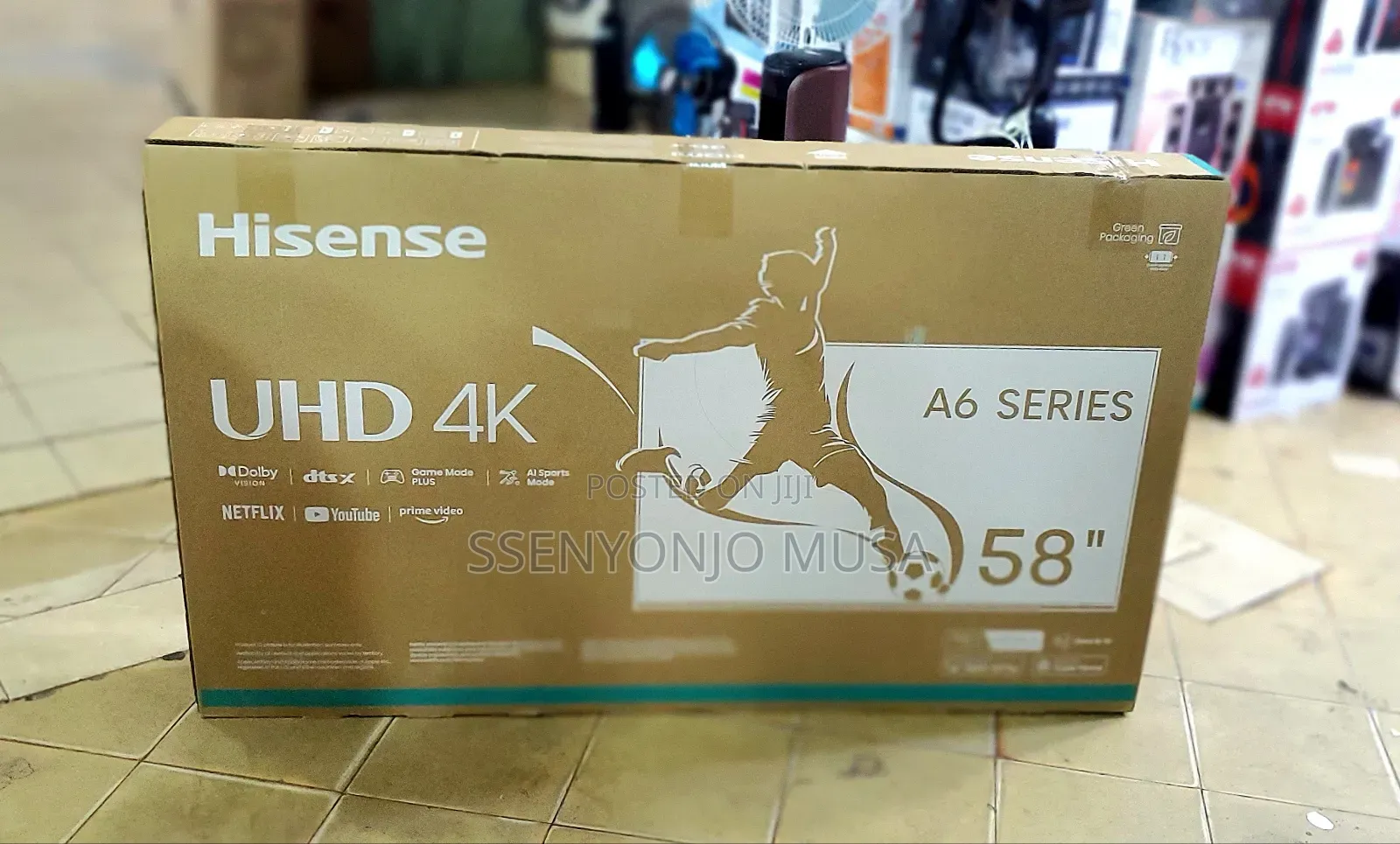 Hisense A6 Series 58" Uhd Smart Tv
