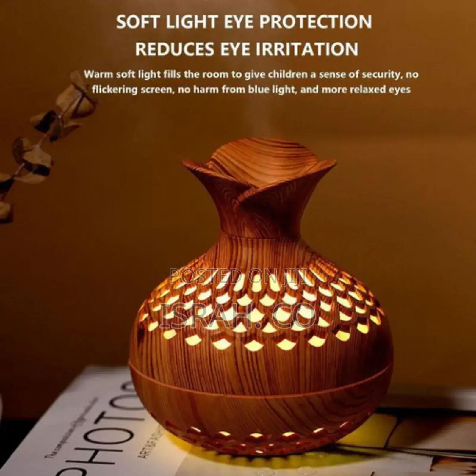 300ml Flower Vase Mini Humidifier Ultrasonic Air Freshener