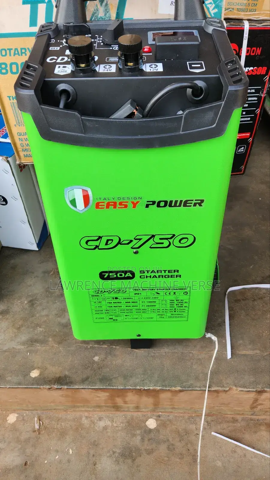 Battery Change Cd 750