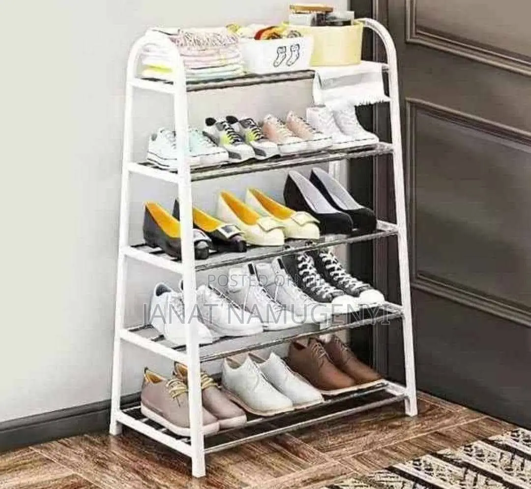 5 Tier Metallic Shoerack