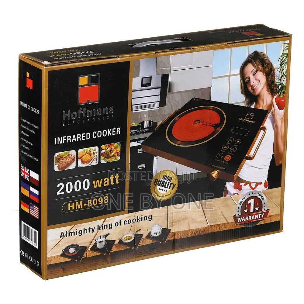 Hoffman 2000w Infrared Cooker With Touch Control