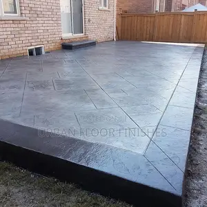 Photo - Stamped Concrete Floor #C-107