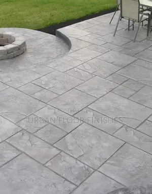 Photo - Stamped Concrete Floor #C-108