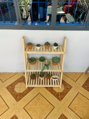 Multipurpose Wooden Shelf Rack.Plant-flower Pot Stand