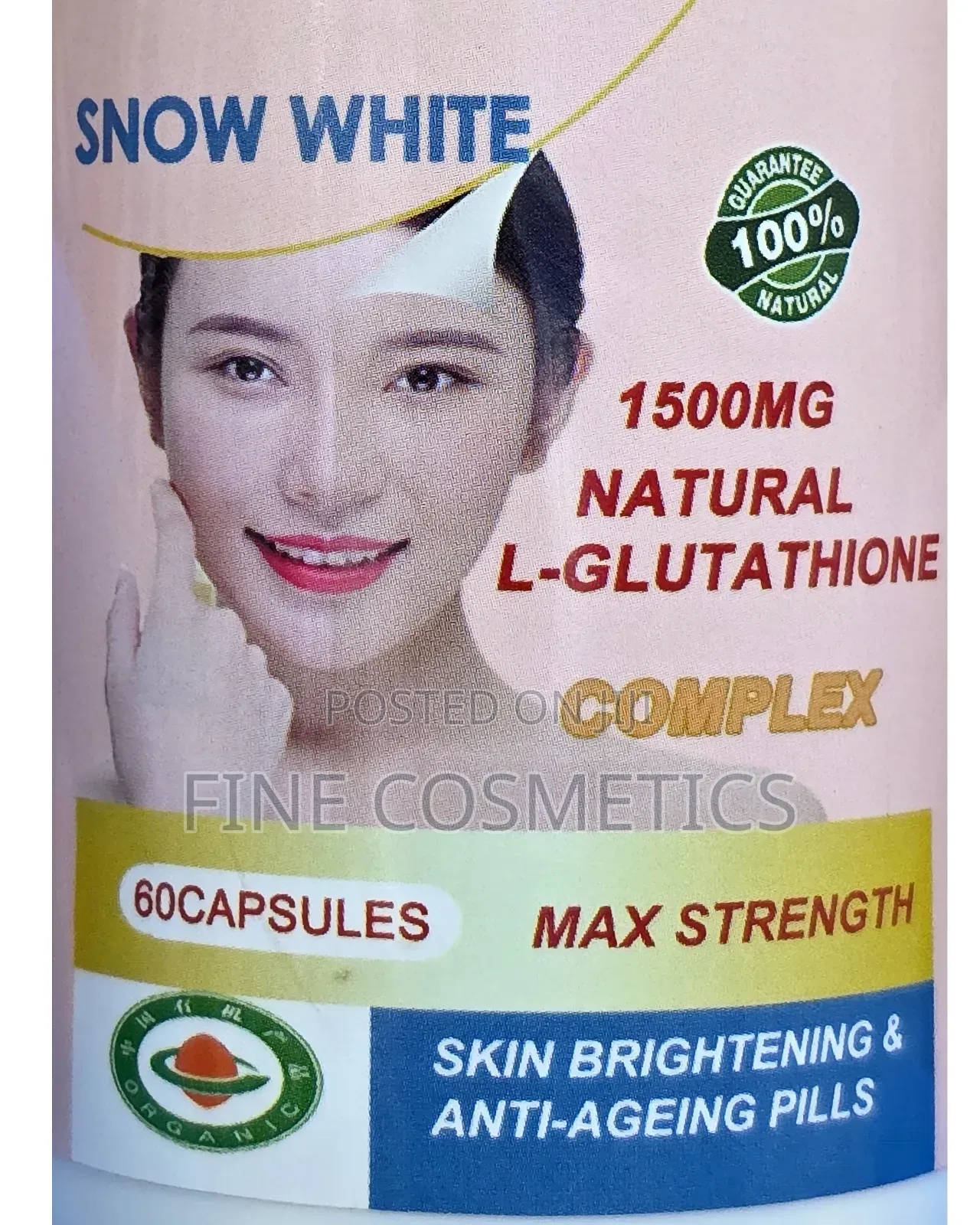 Wholesale Only. Snow White Glutathione Skin Brightening Pill