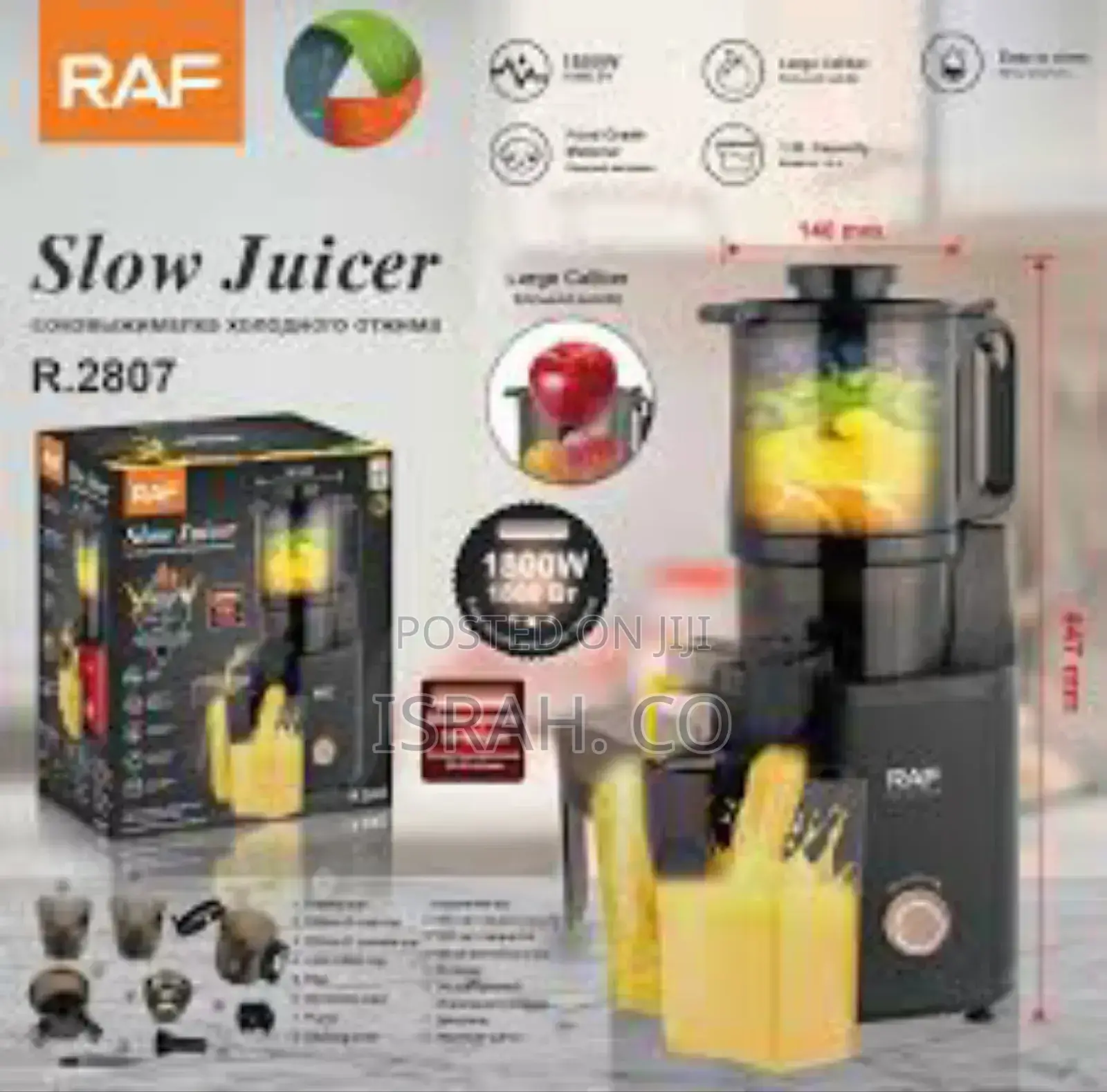 Raf Automatic Vegetable and Citrus Fruit Juice Extractor