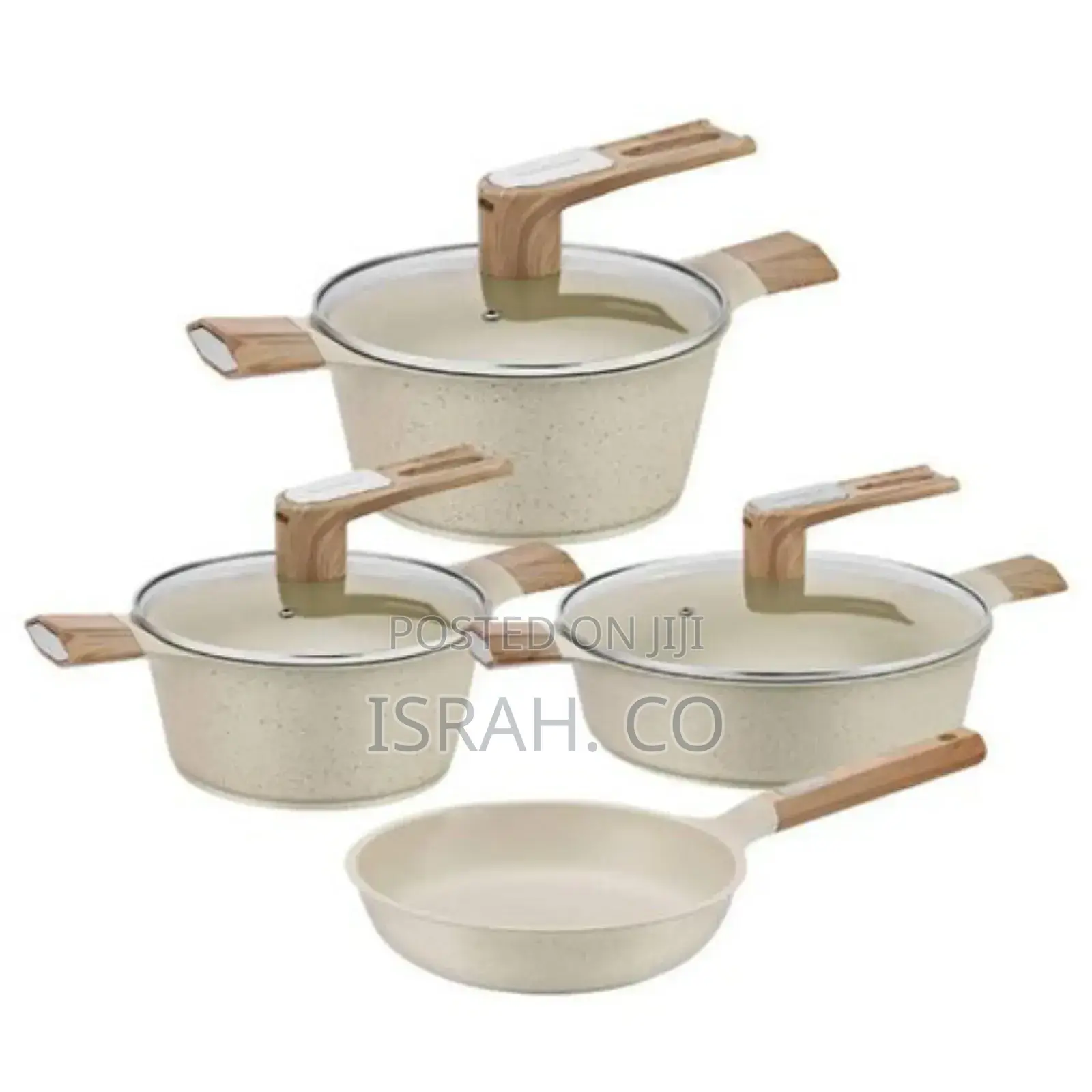7pcs of Die Casting Granite Non-Stick Saucepans
