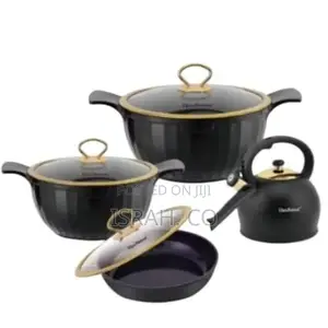 10pcs of Die Casting Granite Non-Stick Saucepans Aluminum