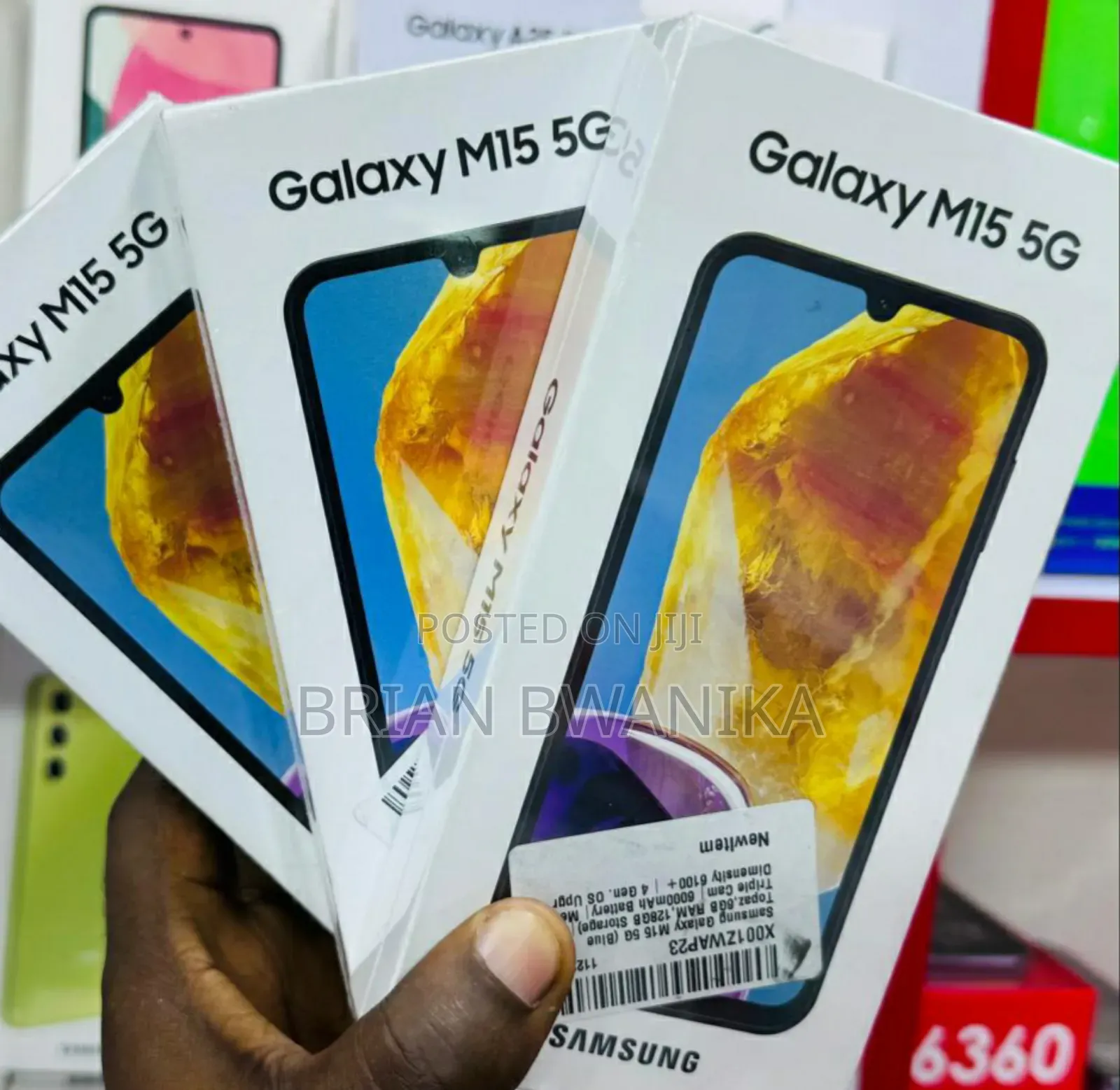 New Samsung Galaxy M15 128 GB Black