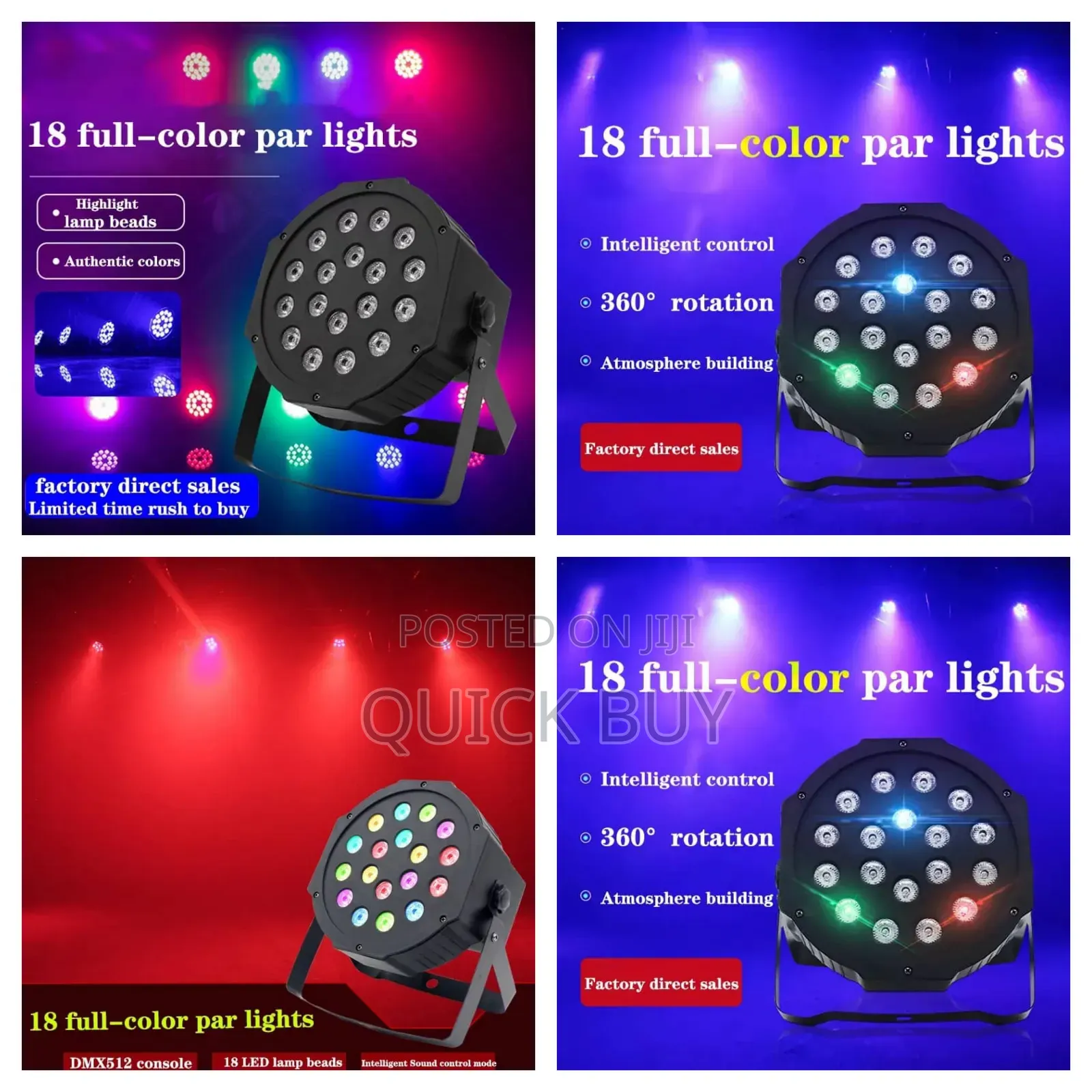 Standard 18full-Color Par Lights