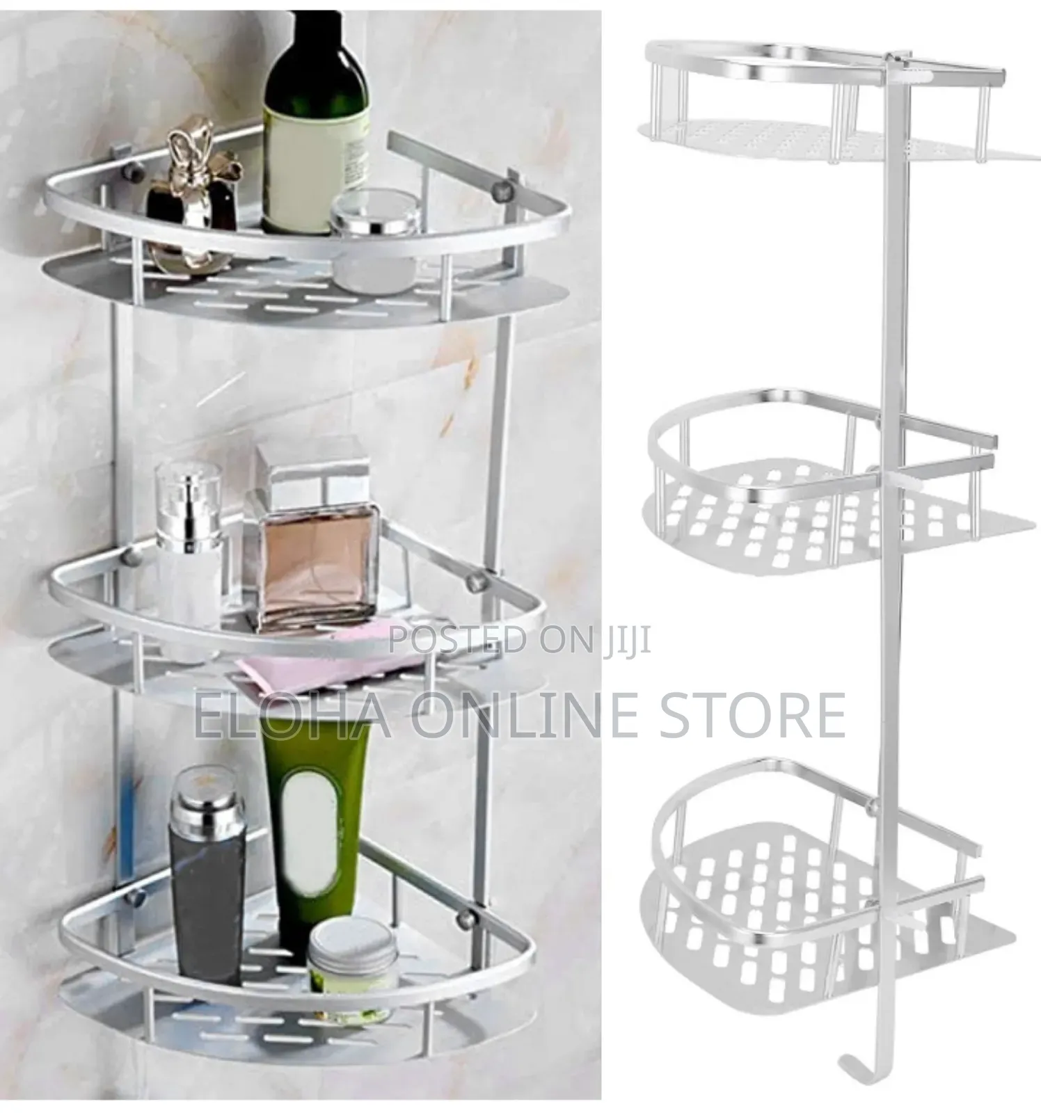 3-Tier Corner Shower Caddy Designed for Bathroom Storage