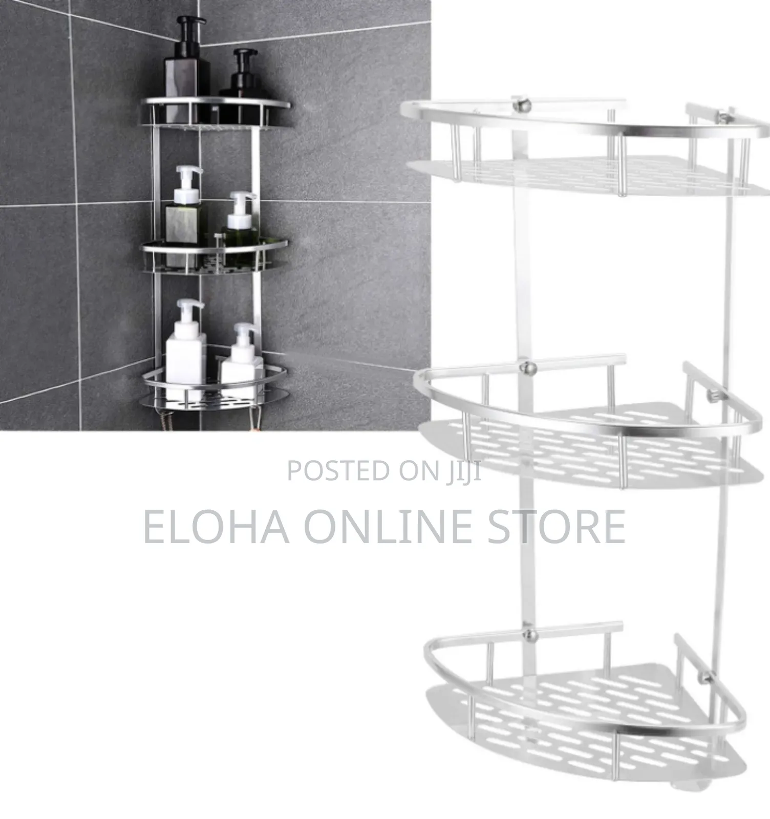 3-Tier Corner Shower Caddy Designed for Bathroom Storage
