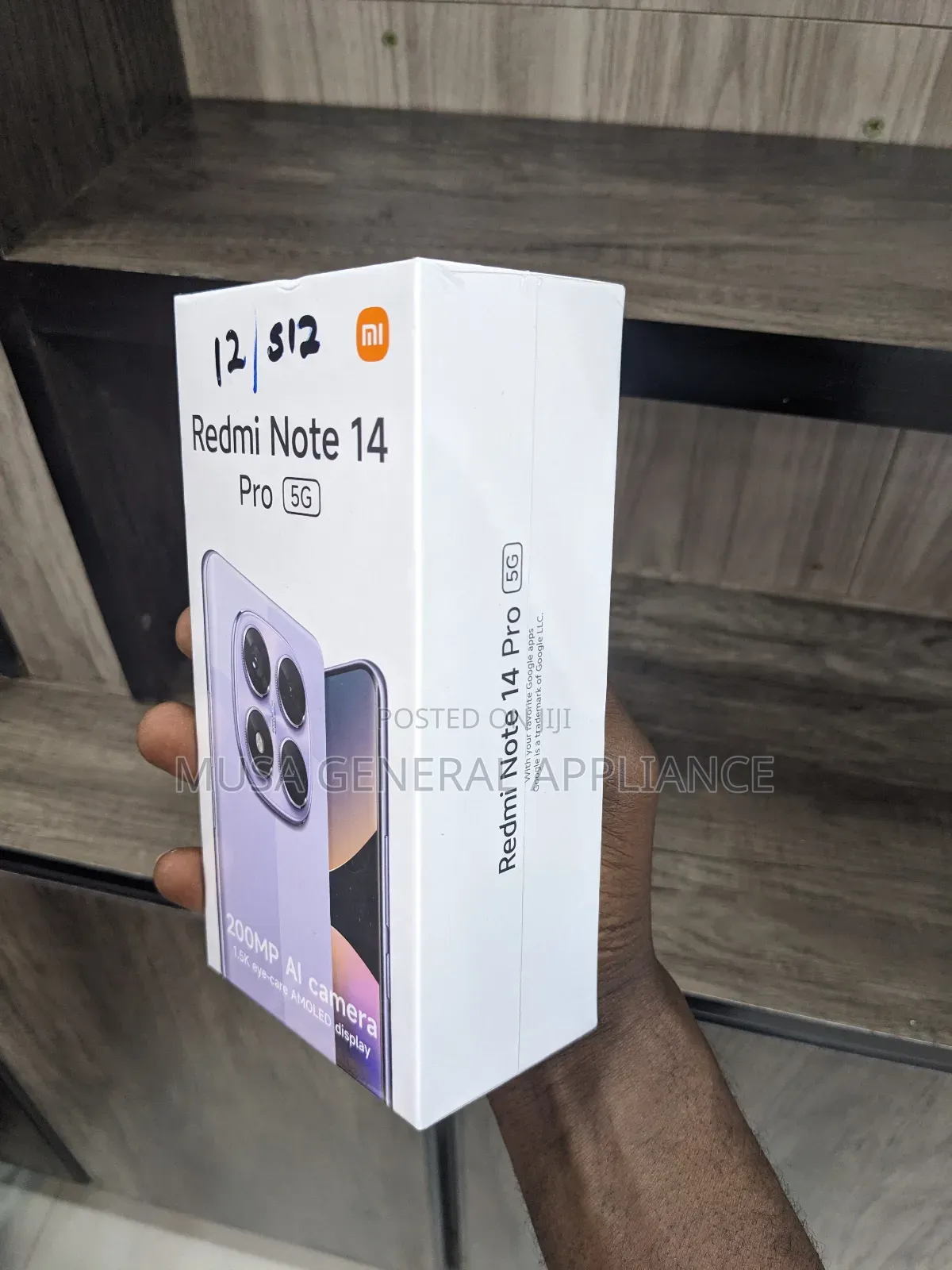 New Xiaomi Redmi Note 14 Pro 5G 512 GB Black