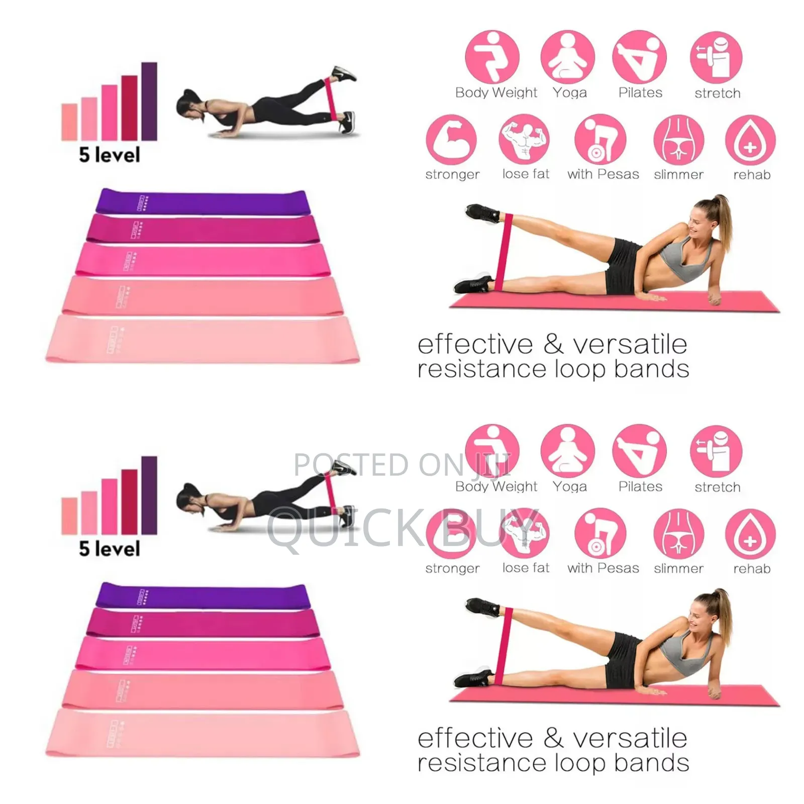 New Elastic Yoga Belts
