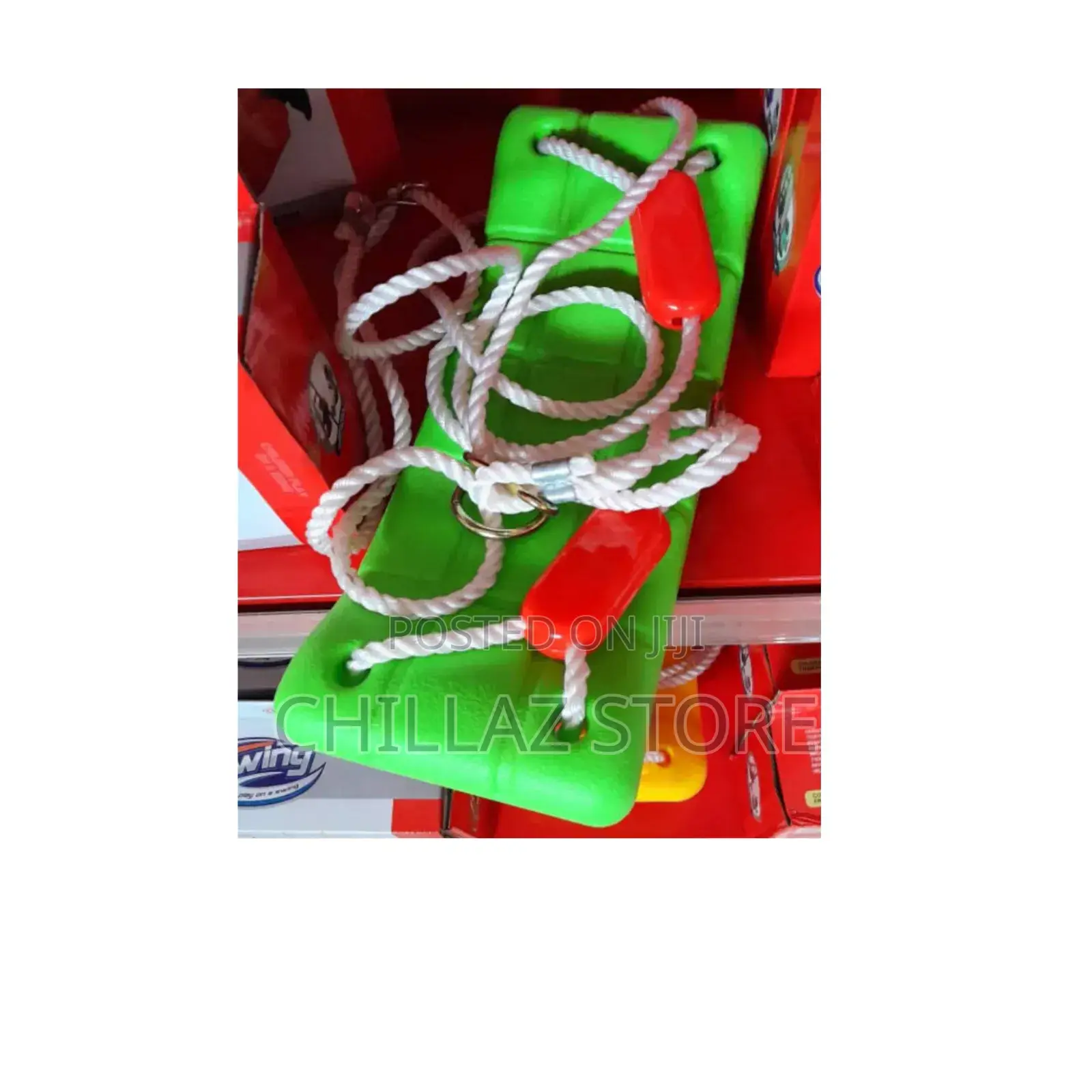 Outdoor and Indoor Kids Swing Seats With Adjustable Rope.