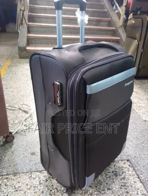 Original Cloth Suitcase . Prosperity. Large ( Brown)