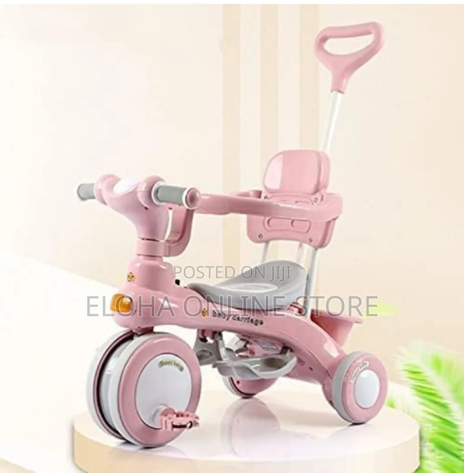 4 in 1 Kids Baby Tricycle With Abs Foot Pedals