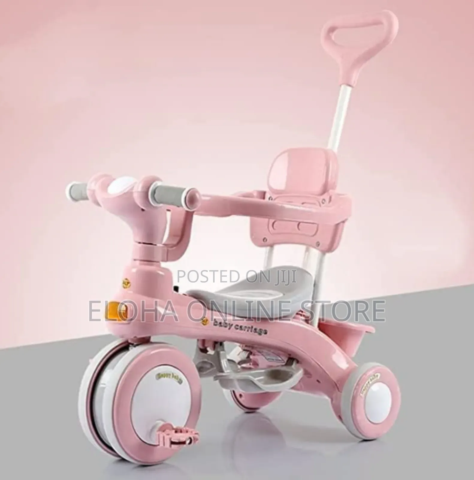 4 in 1 Kids Baby Tricycle With Abs Foot Pedals