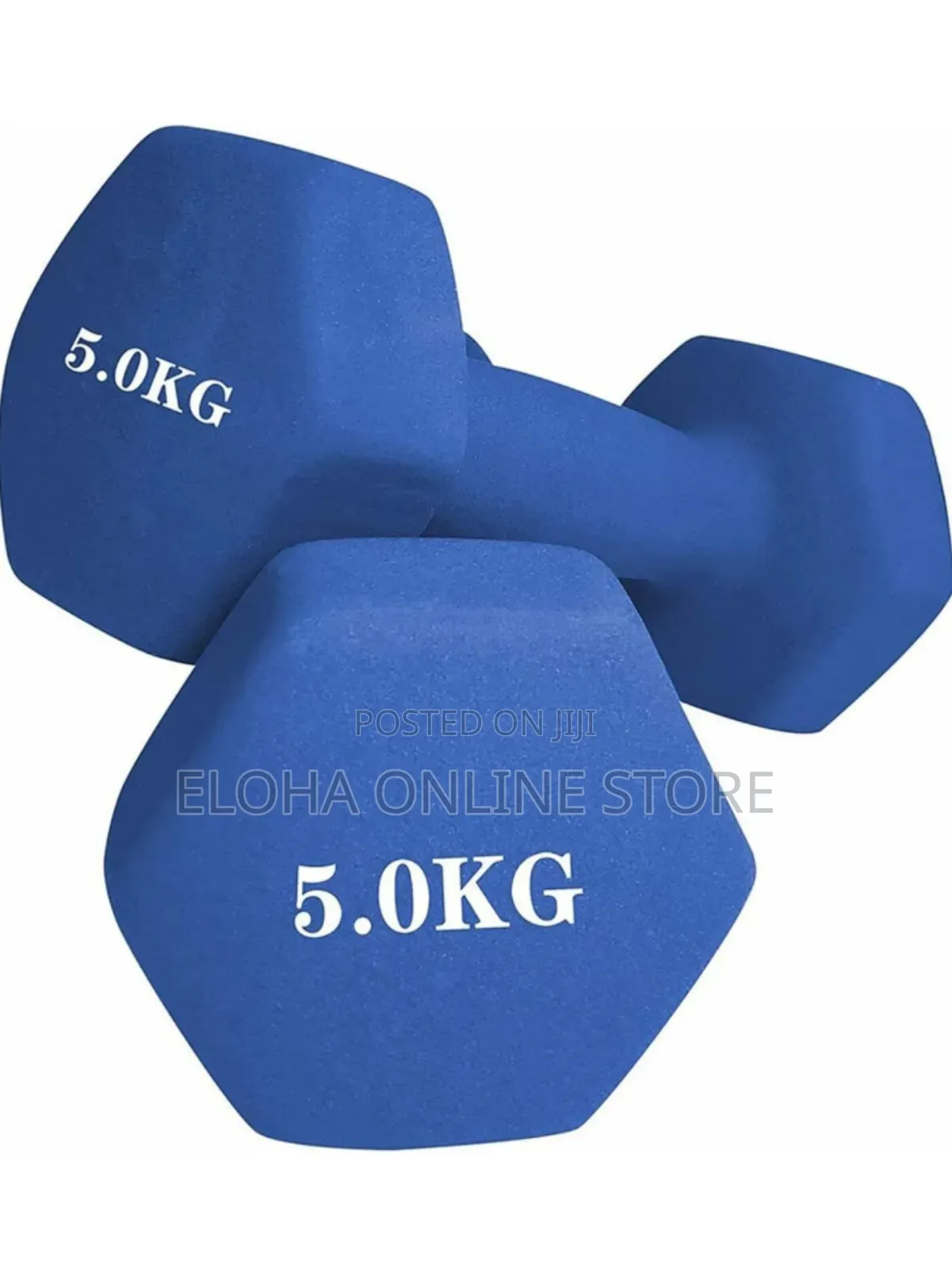 Pair of 5 Kg Neoprene Dumbbells