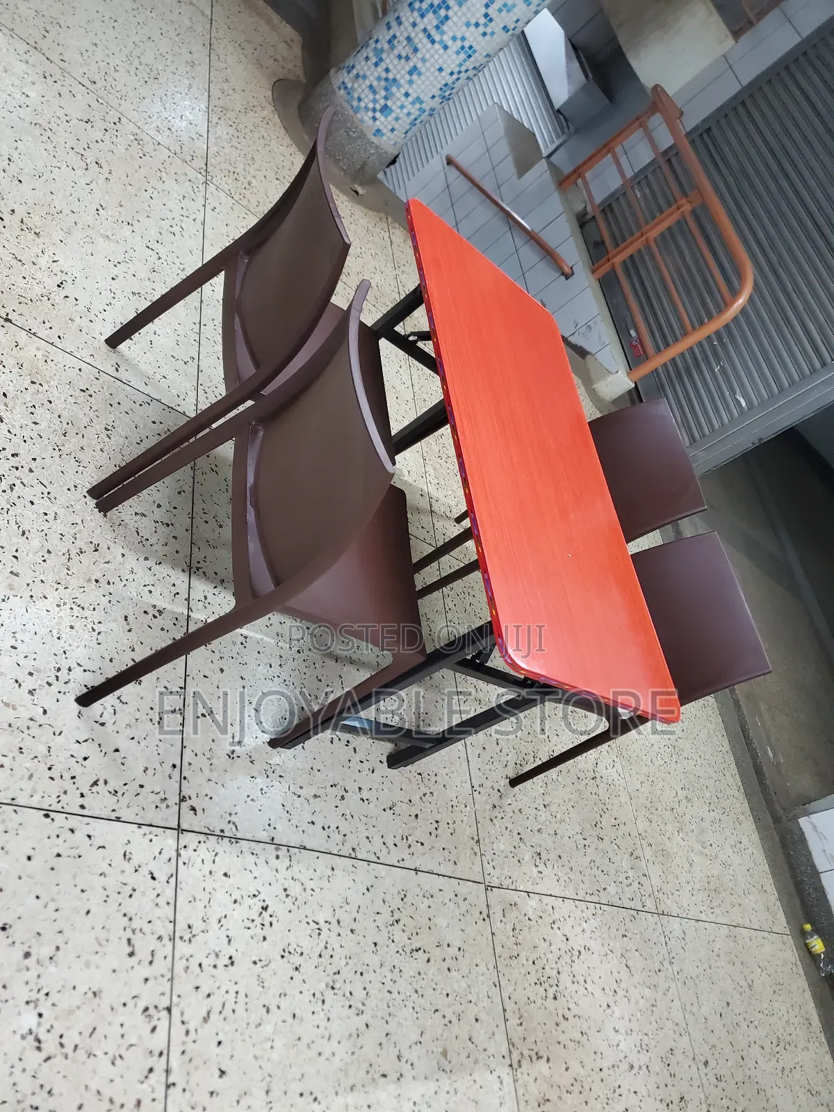 Portable Restaurant Chairs and Table