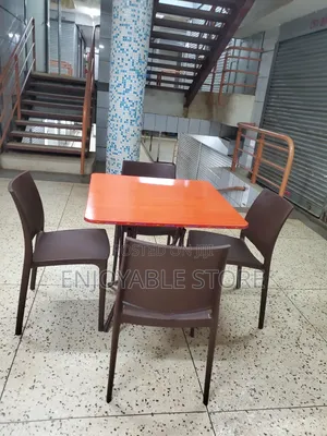 Dining Foldable Table and 4 Chairs