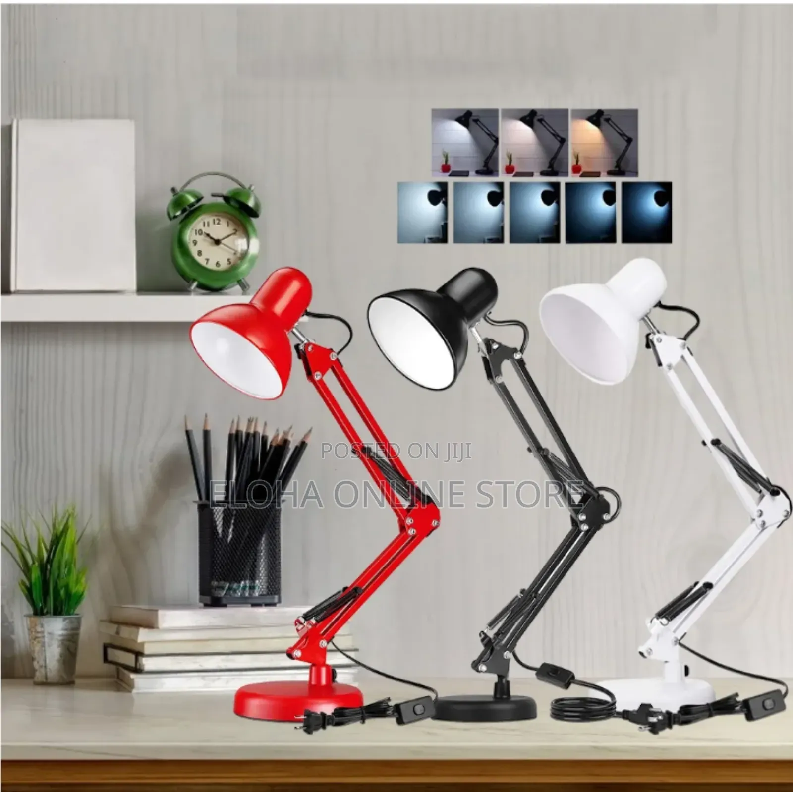 Adjustable Study Table Desk Lamp Metal