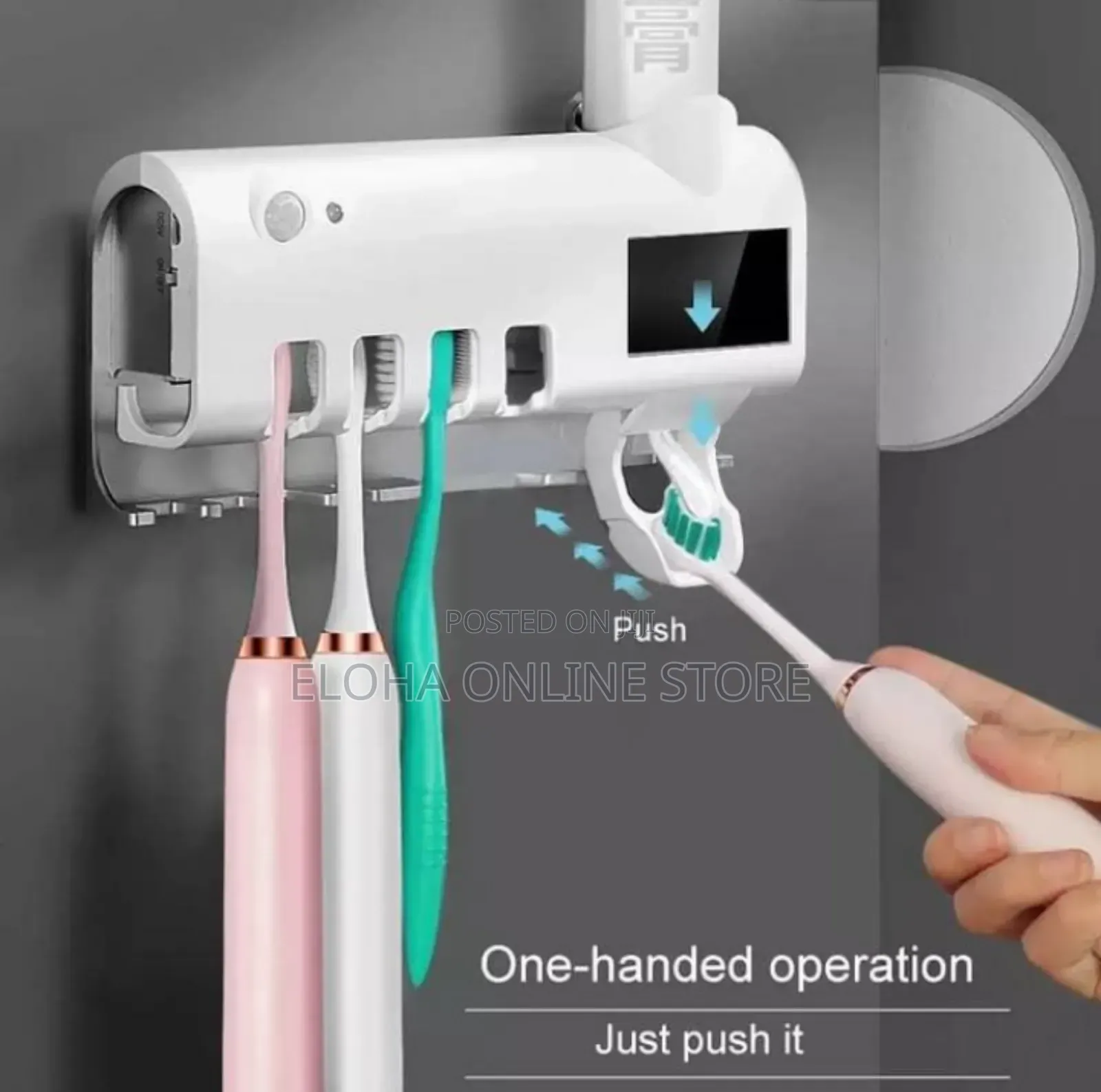 Uv Sterilized Toothbrush Dispenser