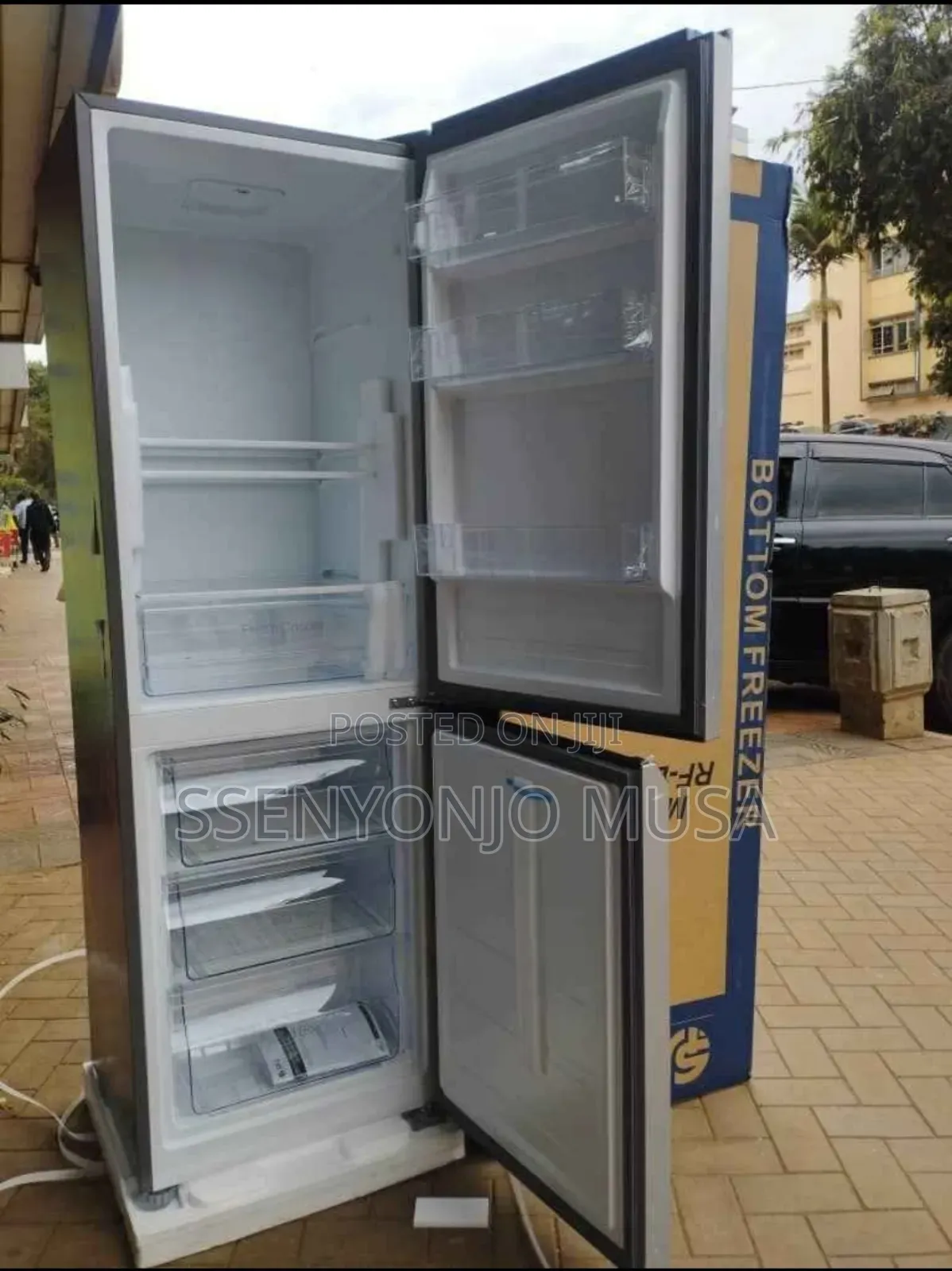 SPJ Fridge Double Door 349 Litres Bottom Freezer