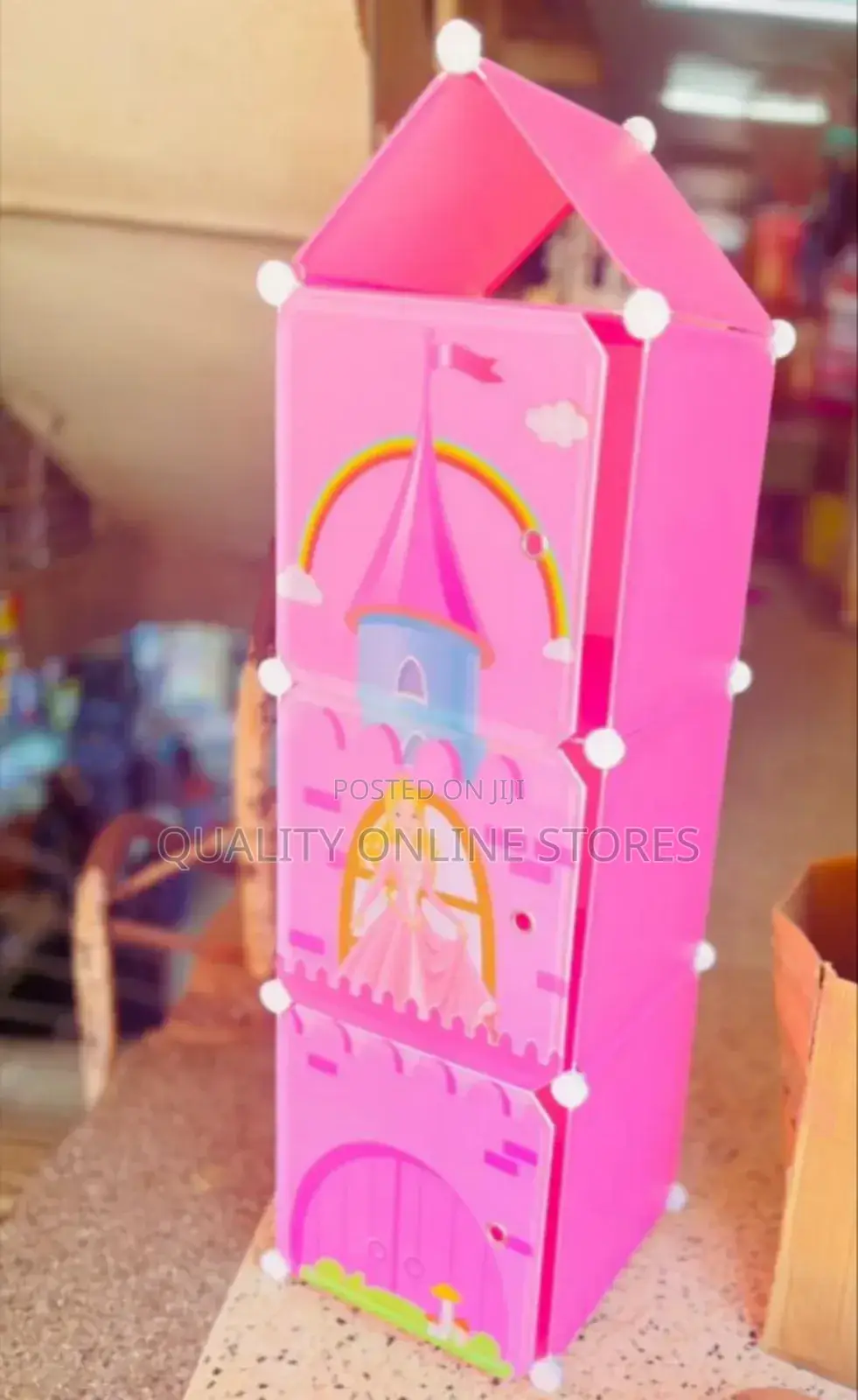 Single Kids Plastic Wardrobe
