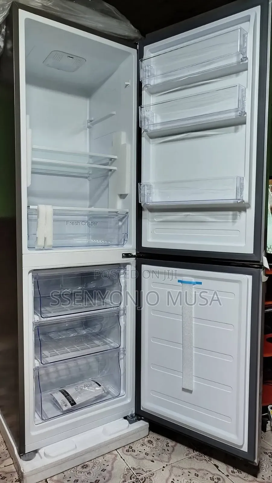 SPJ Fridge Double Door 349 Litres Bottom Freezer