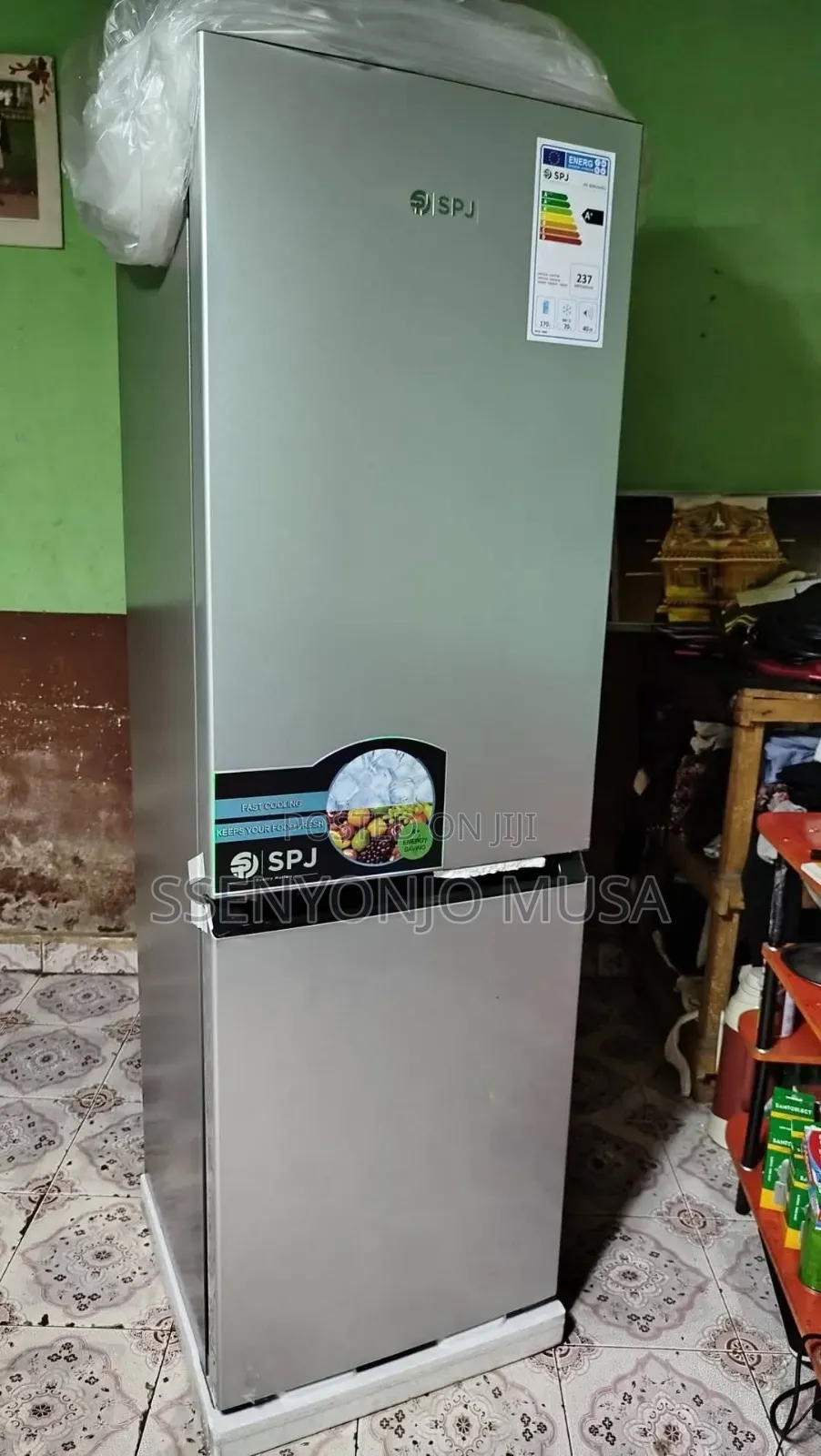 SPJ Fridge Double Door 349 Litres Bottom Freezer