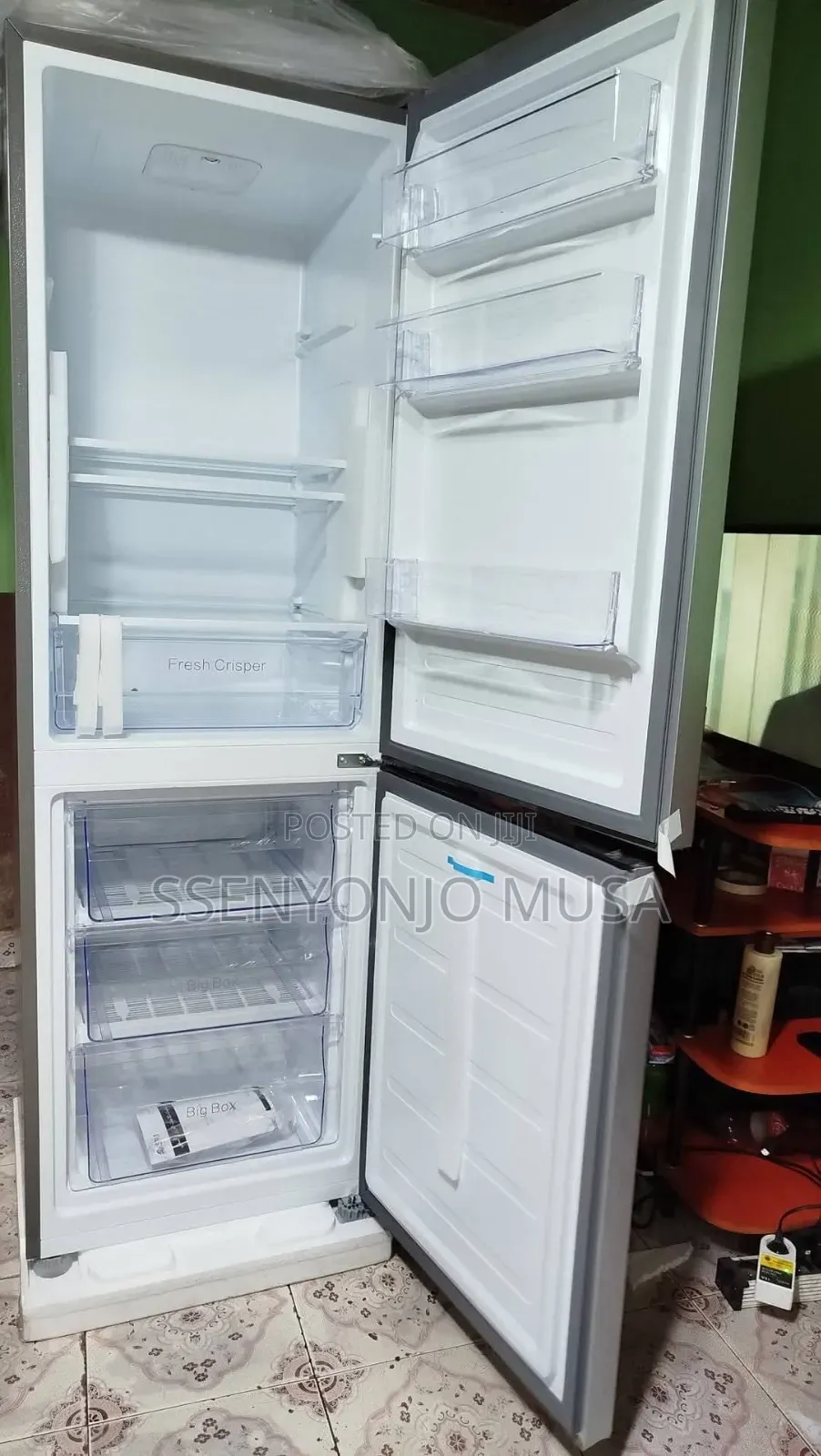 SPJ Fridge Double Door 349 Litres Bottom Freezer
