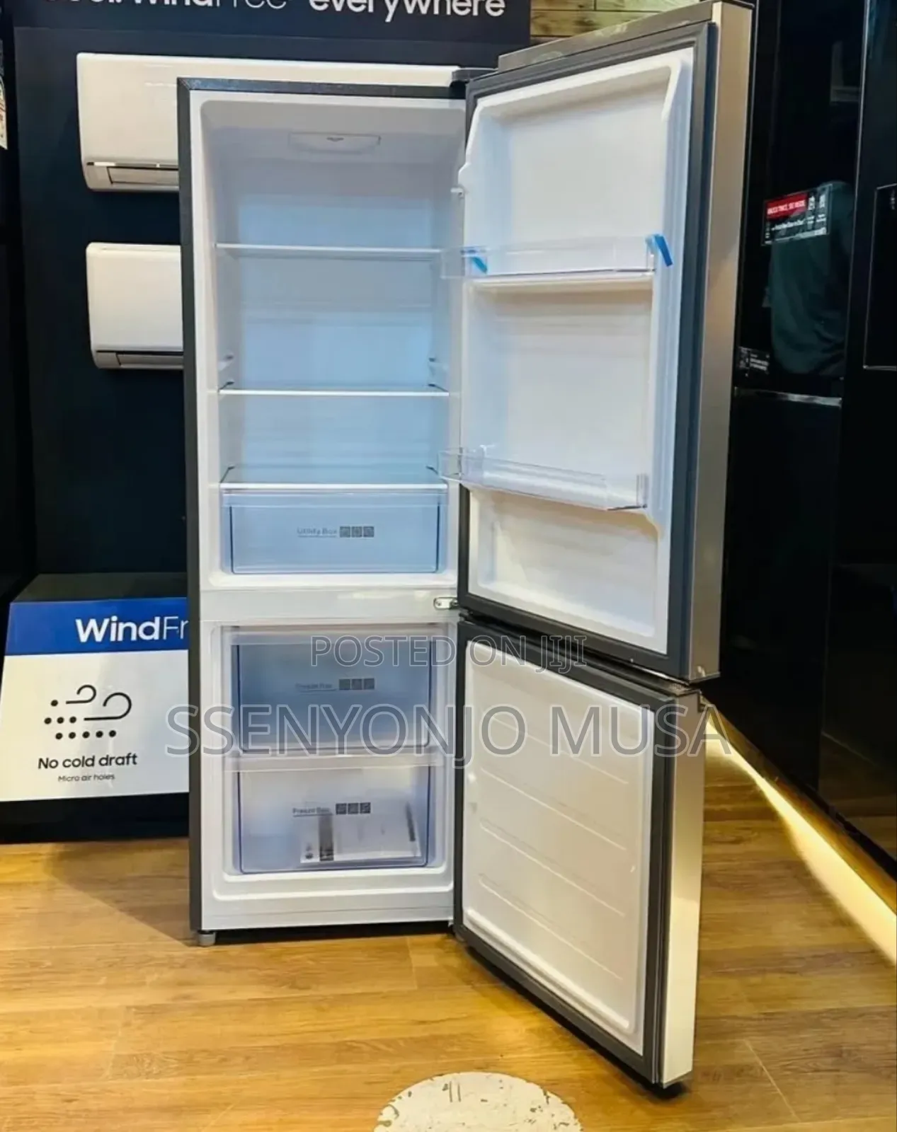 SPJ Fridge 220 Litres Combo Double Door Bottom Freezer