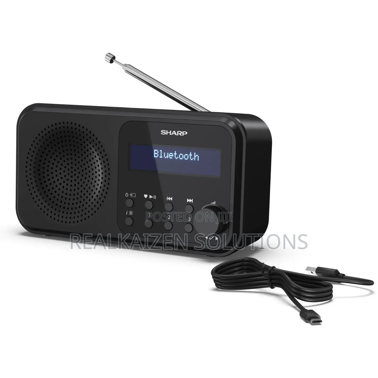 Sharp Tokyo Portable Digital Radio With Bluetooth 5.0| Alarm
