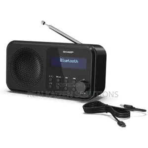 Sharp Tokyo Portable Digital Radio With Bluetooth 5.0| Alarm