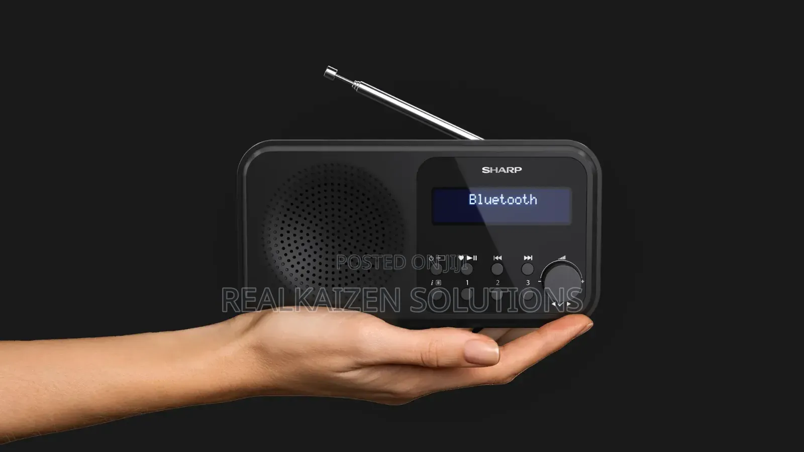Sharp Tokyo Portable Digital Radio With Bluetooth 5.0| Alarm