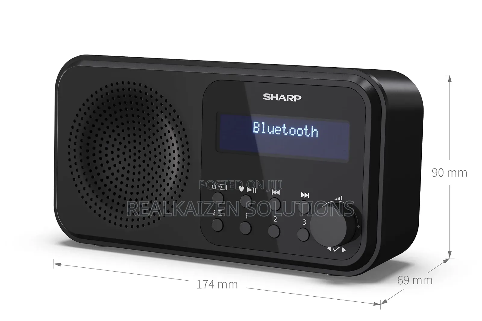 Sharp Tokyo Portable Digital Radio With Bluetooth 5.0| Alarm