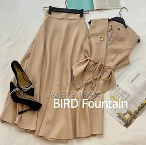 Bird Fountain Twopiece Skirt for Women