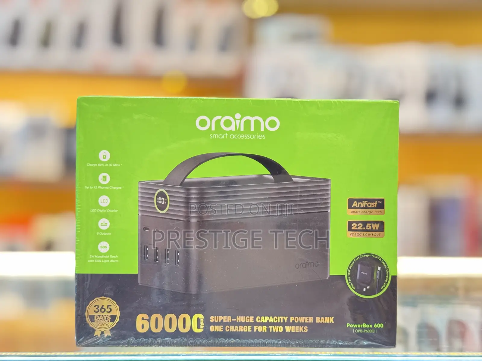 Oraimo 60000mah Powerbank 22.5w / Powerbox 600